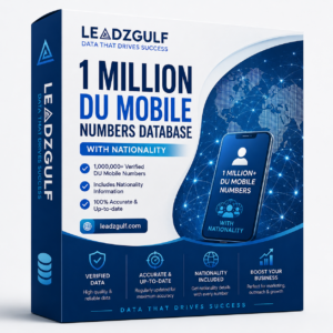 1 million du mobile numbers database with nationality leadz gulf